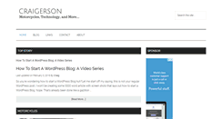 Desktop Screenshot of craigerson.com